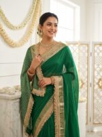 Presenting New Jimmichu silk Tissue Based Beautiful Saree collection - Image 5