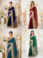 Presenting New Jimmichu silk Tissue Based Beautiful Saree collection - Image 9