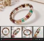 Resin bangle - Image 5